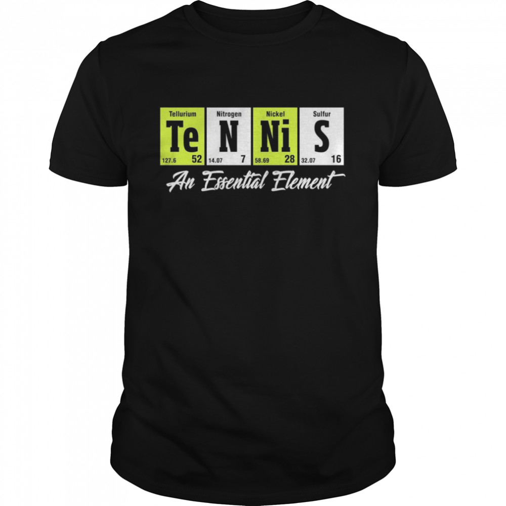 Tennisspieler, ein wesentliches Element Langarmshirt Shirt