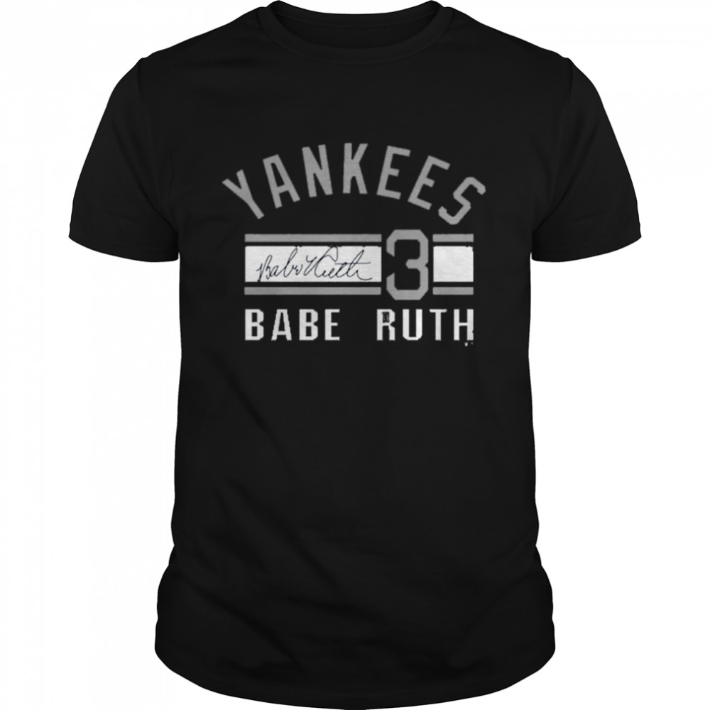 Babe Ruth New York Yankees Homage Remix Jersey Triblend Shirt