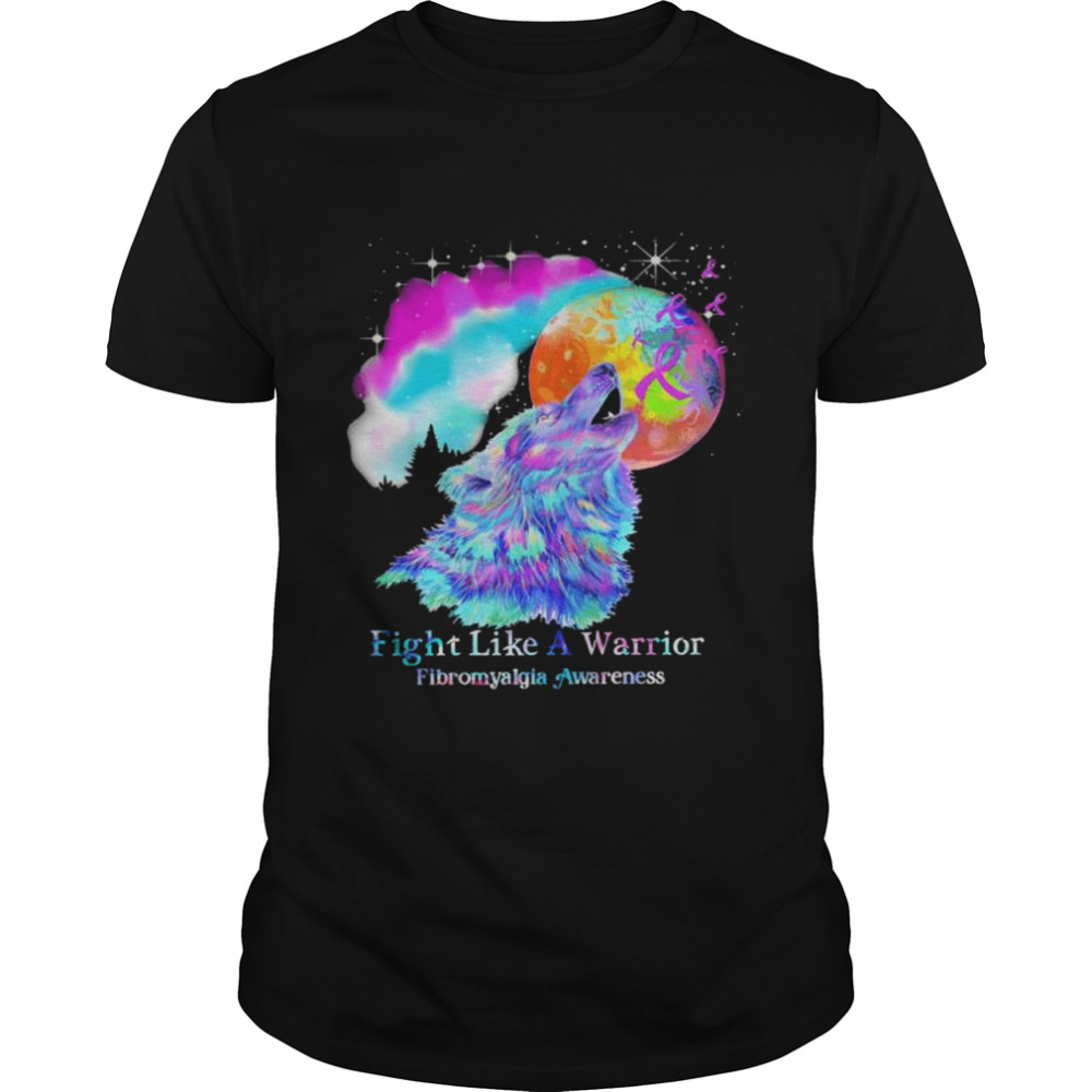 Fight like a warrior fibromyalgia awareness shirt