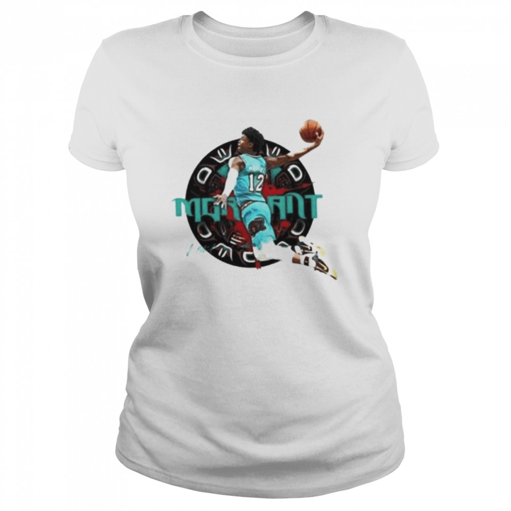 Memphis Grizzlies Ja Morant jumping signature shirt Classic Women's T-shirt
