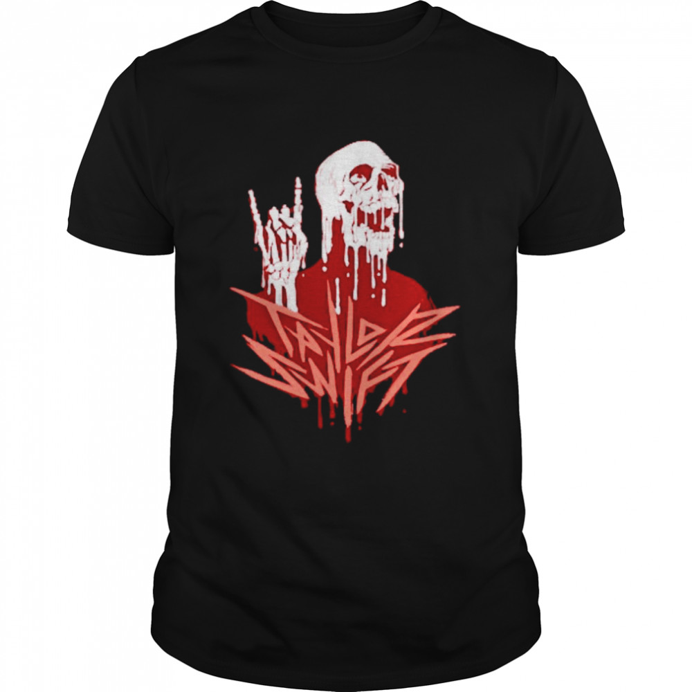 Metal Mash Up Band Skeleton Shirt