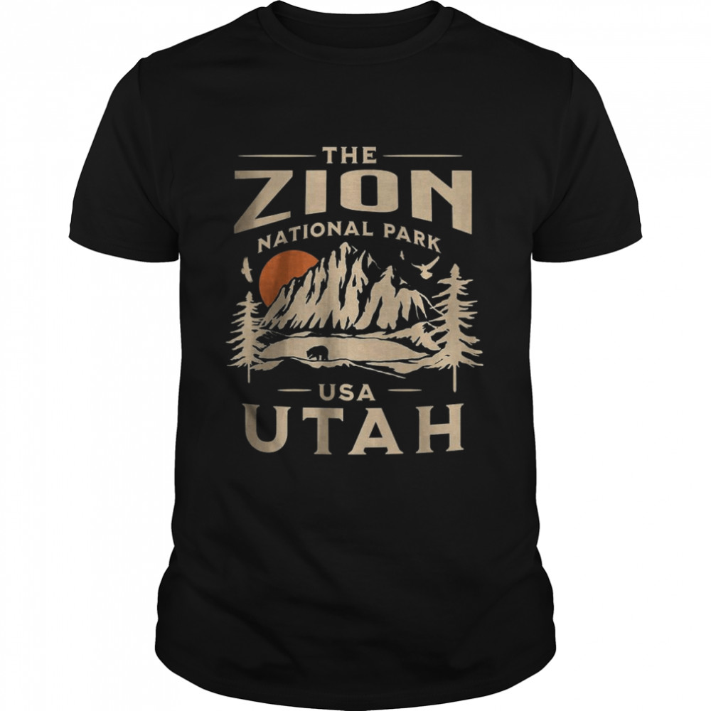 Zion National Park Utah Nature Hike Outdoors T-Shirt