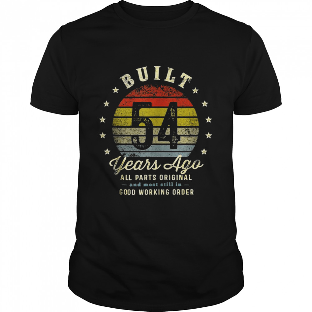 Built 54 Years Old 1968 Vintage Retro Limited Edition B Shirt