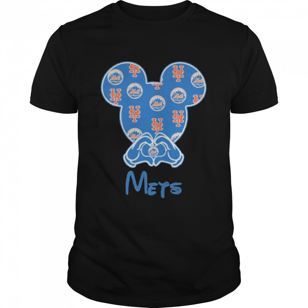 Mets mickey mouse logo shirt