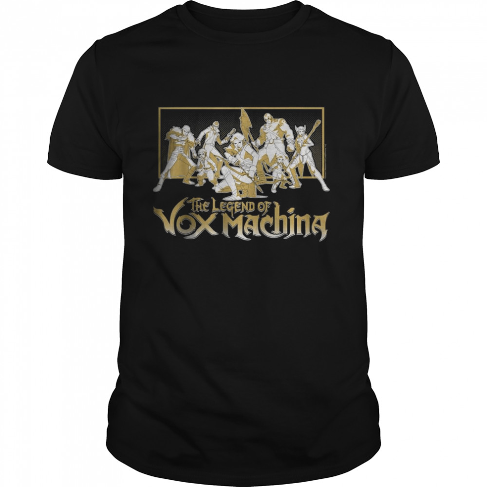 The Legend of Vox Machina Main Characters Fight Pose T-Shirt