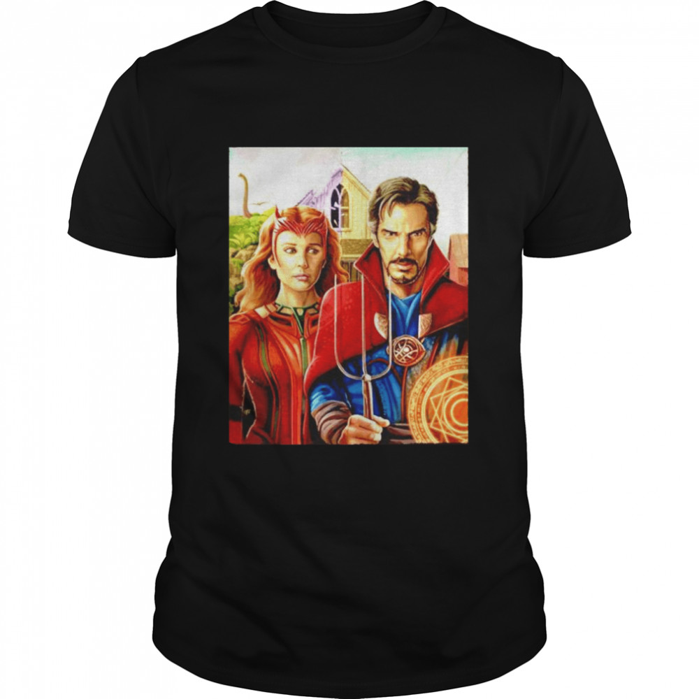 American Multiverse Stephen Strange and Wanda Maximoff shirt