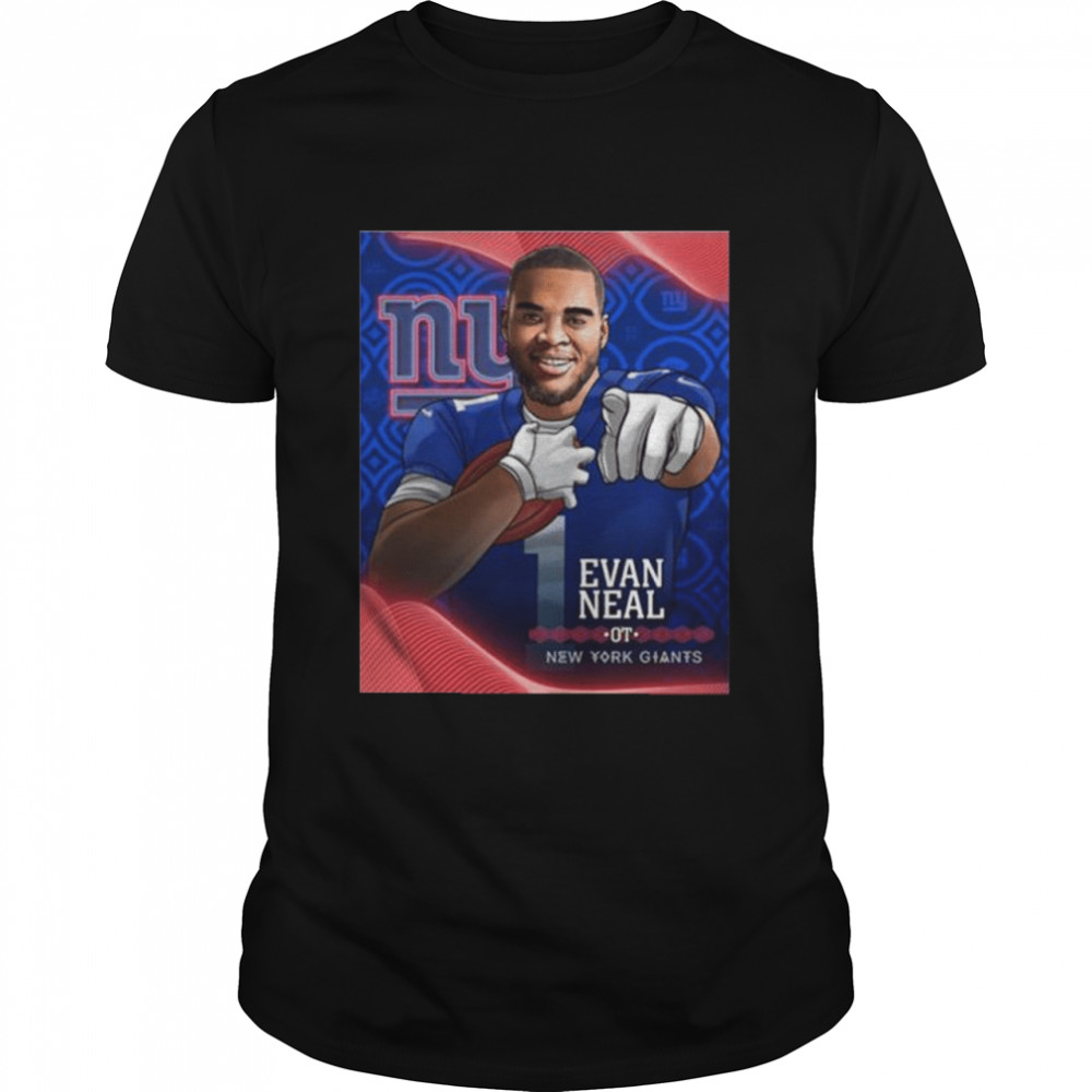 Congratulation Evan Neal New York Giants Nfl Draft 2022 Shirt