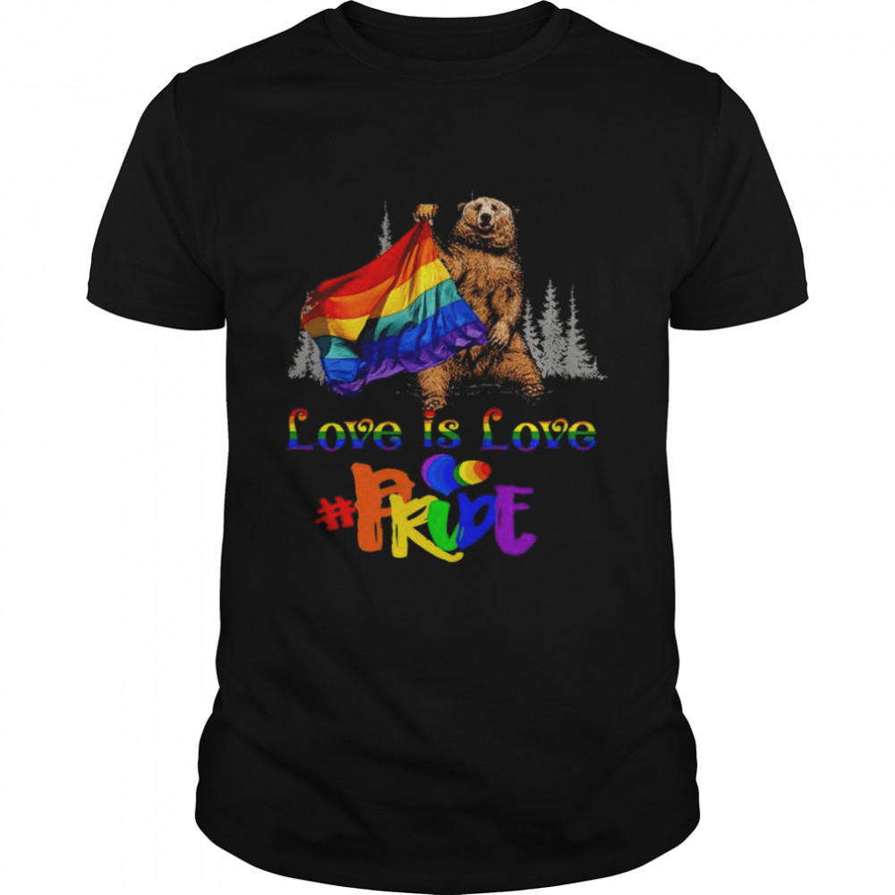 Lgbt Bear Love Is Love Pride Shirt