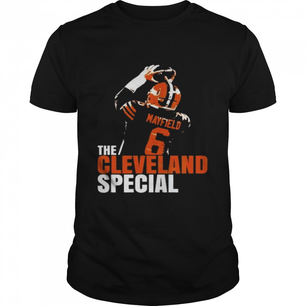 The cleveland special baker mayfield graphic shirt