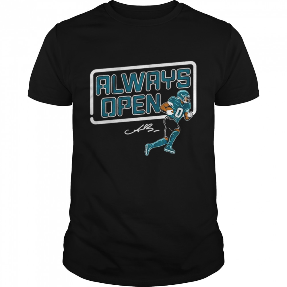 Aj brown always open philly shirt