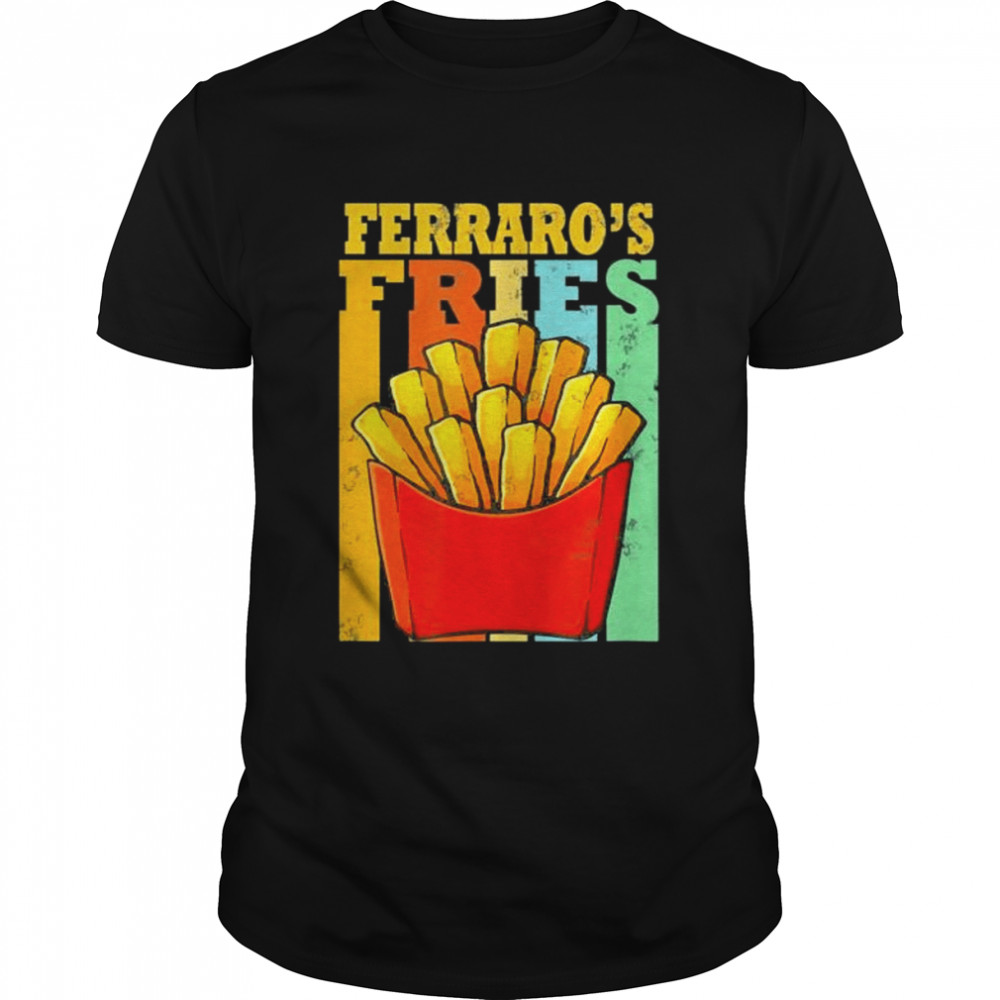 Ferraro’s french fries rainbow shirt