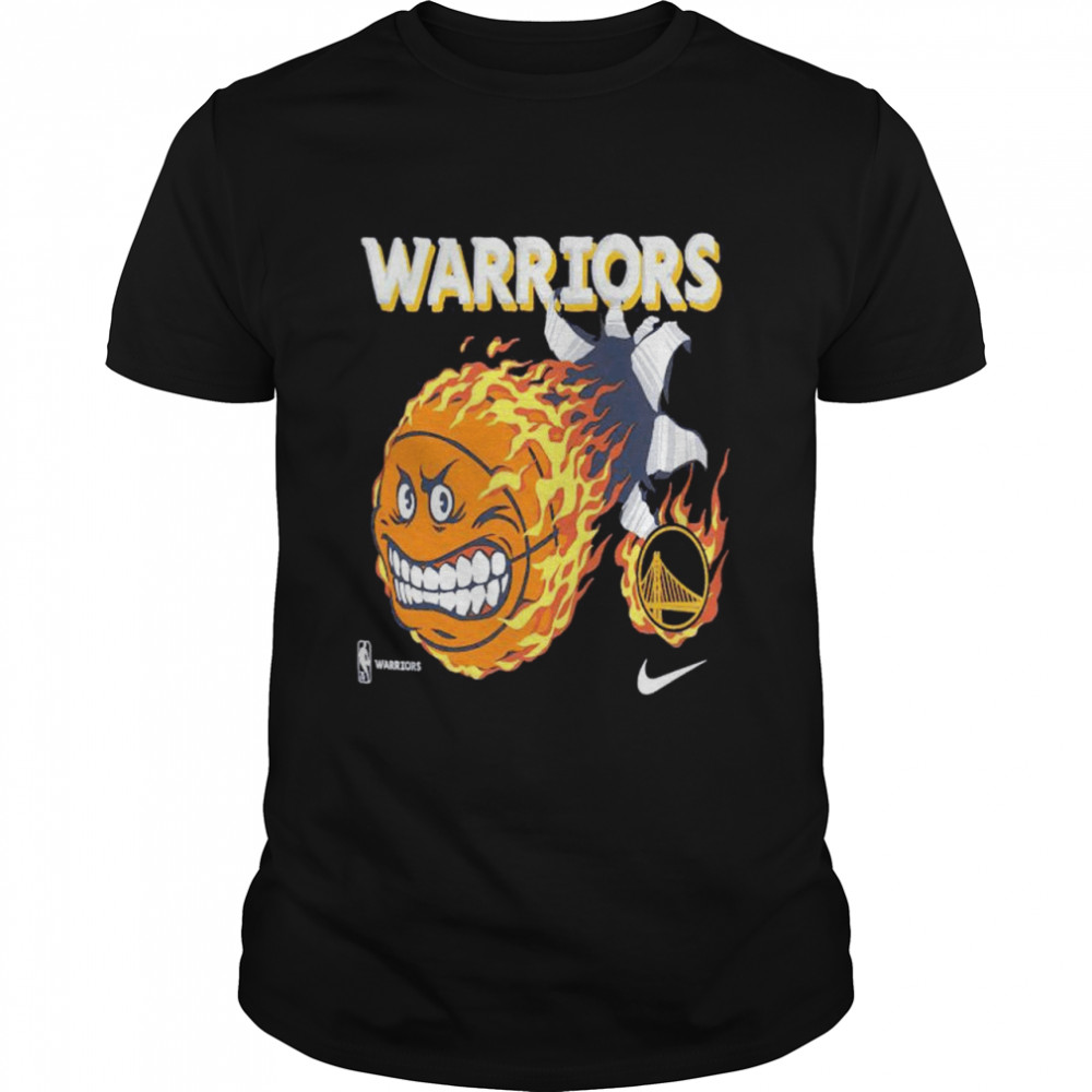 Golden State Warriors Nike Cartoon Ball Shirt