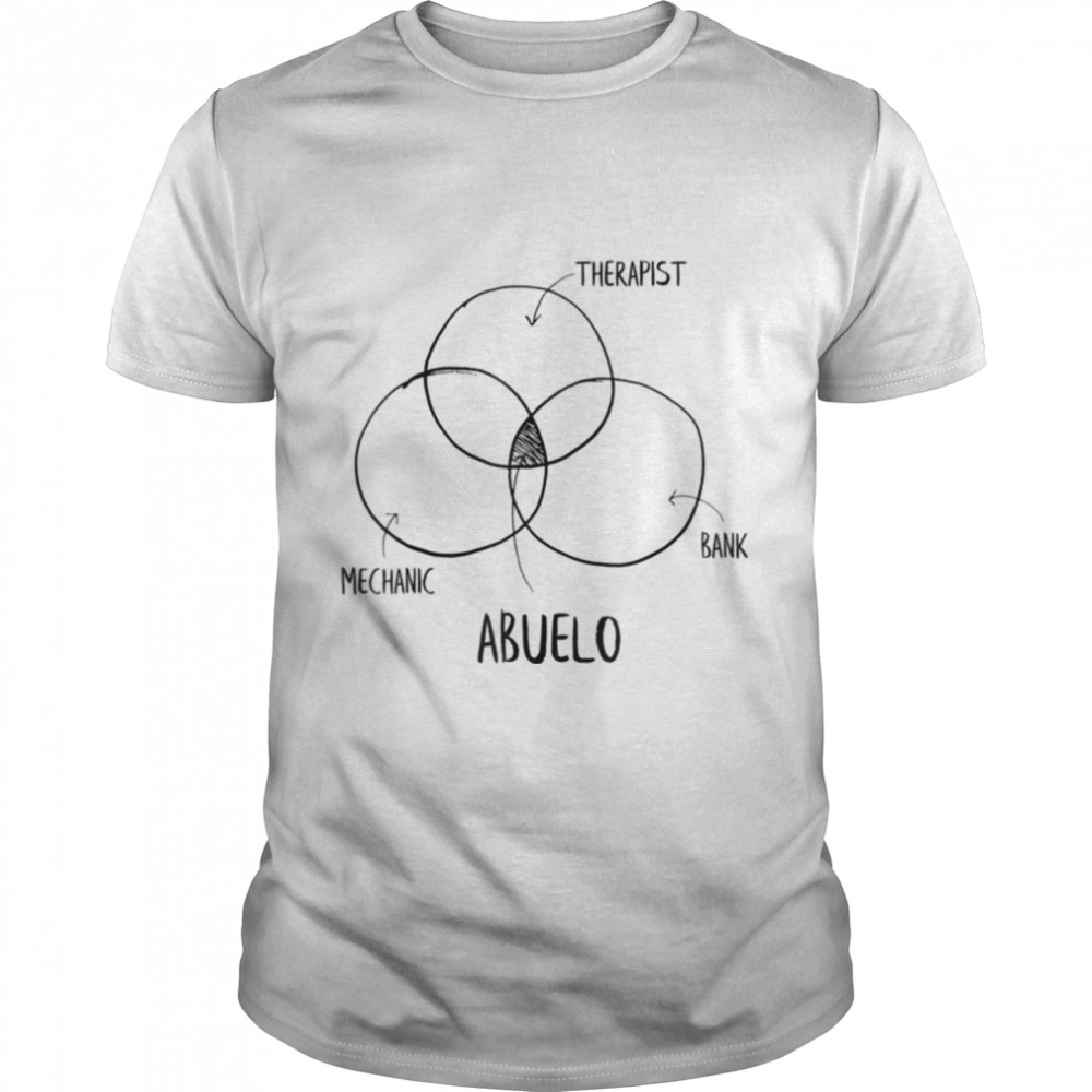 Mens Funny Gift For Fathers Day Tee - Mix Of Things Abuelo T-Shirt B09Zdk49Pc
