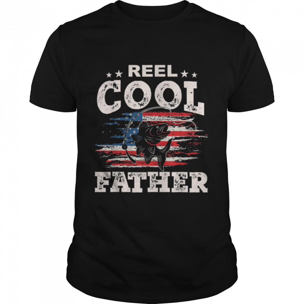 Mens Gift For Fathers Day Tee - Fishing Reel Cool Father T-Shirt B09Zdk69Hb
