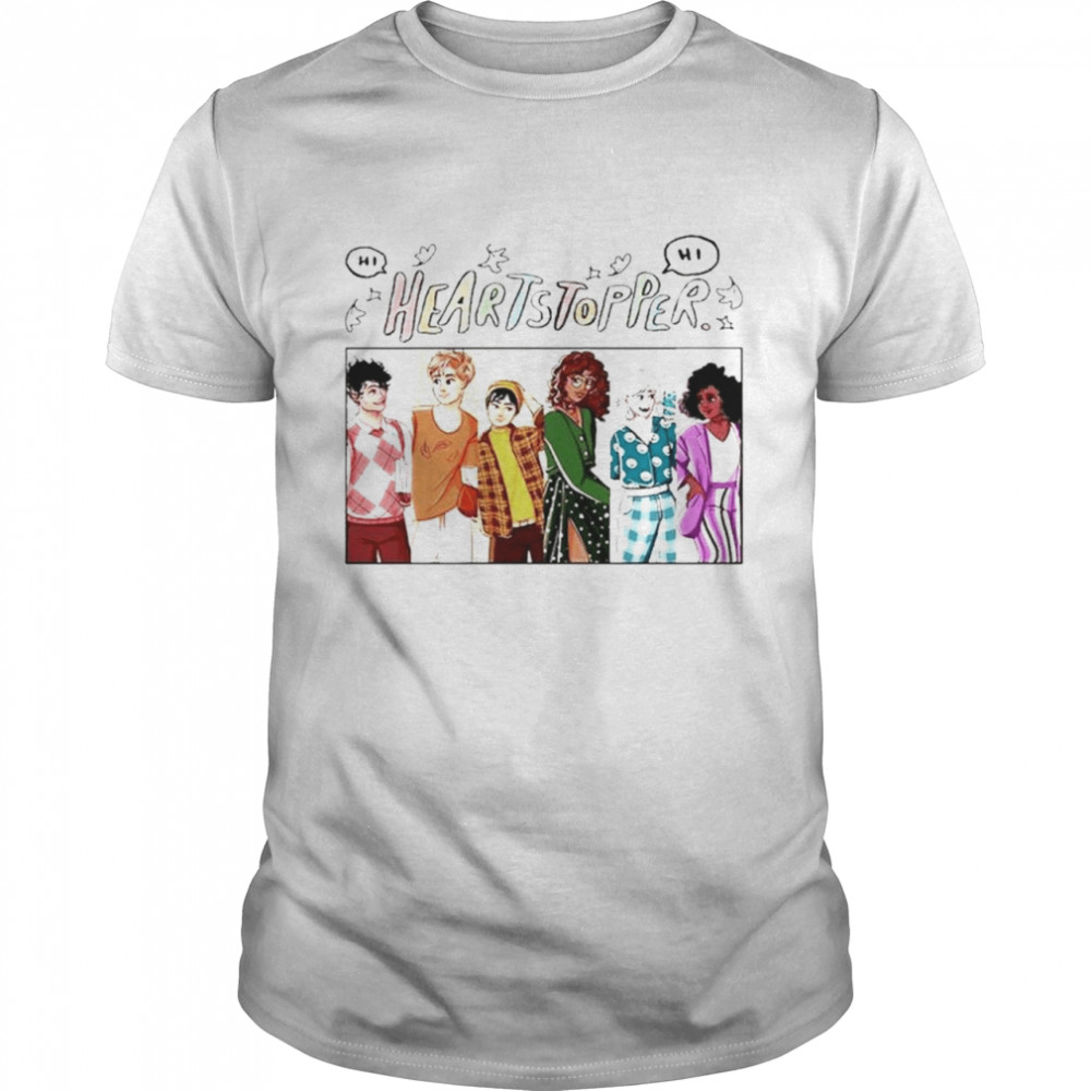 LGBT Heartstopper Friends Art Shirt