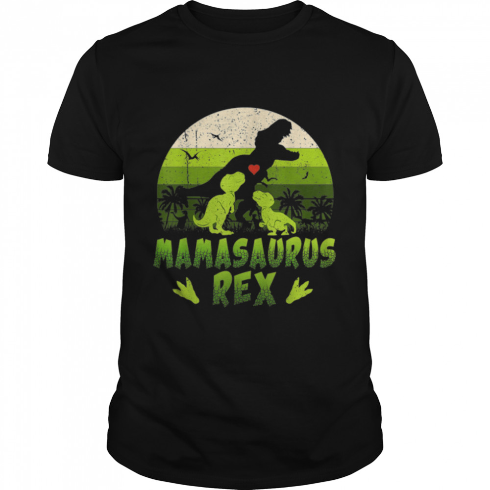 Mamasaurus Shirt T Rex Dinosaur Family Mothers Day T-Shirt B09Zdqz3Pw