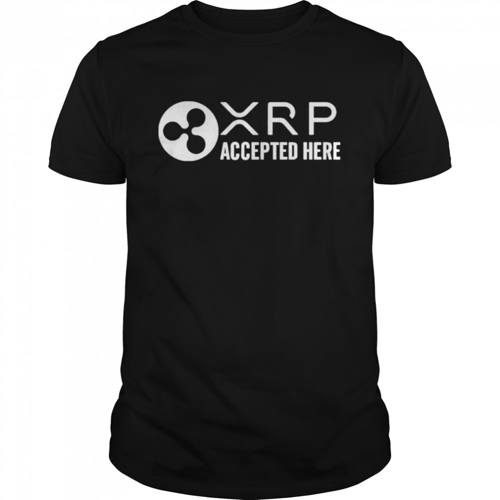 Xrp whale xrp accepted here shirt Classic Men's T-shirt
