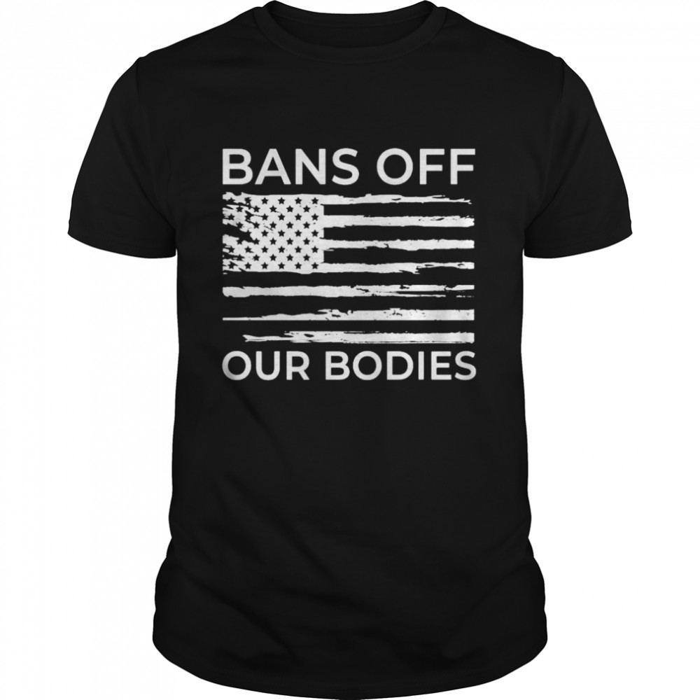 bans off our bodies American flag shirt Classic Men's T-shirt
