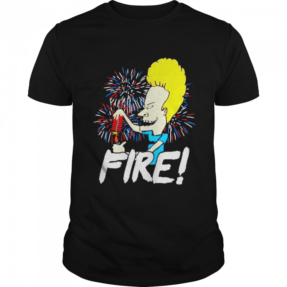 Beavis Fire 4Th Of July Shirt