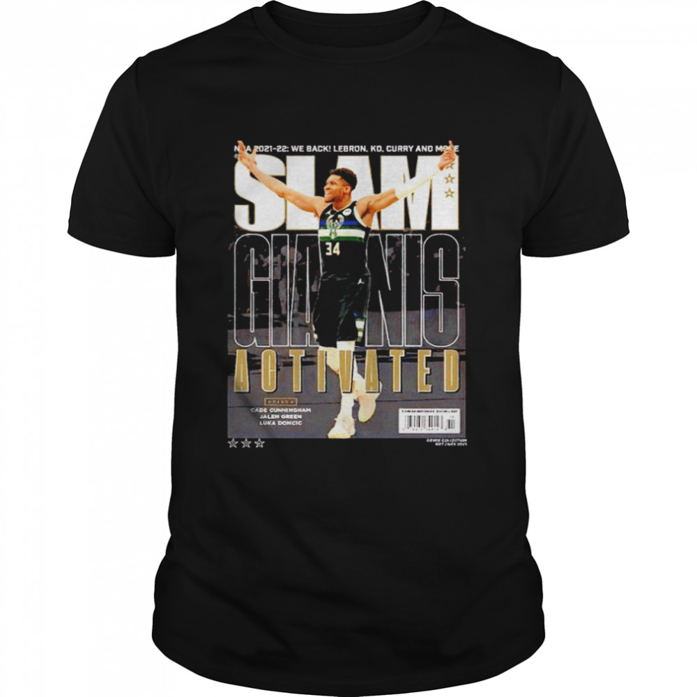 Slam Cover Giannis Antetokounmpo shirt
