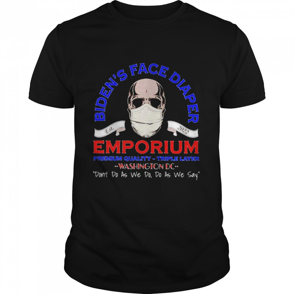 Biden’s face diaper emporium shirt