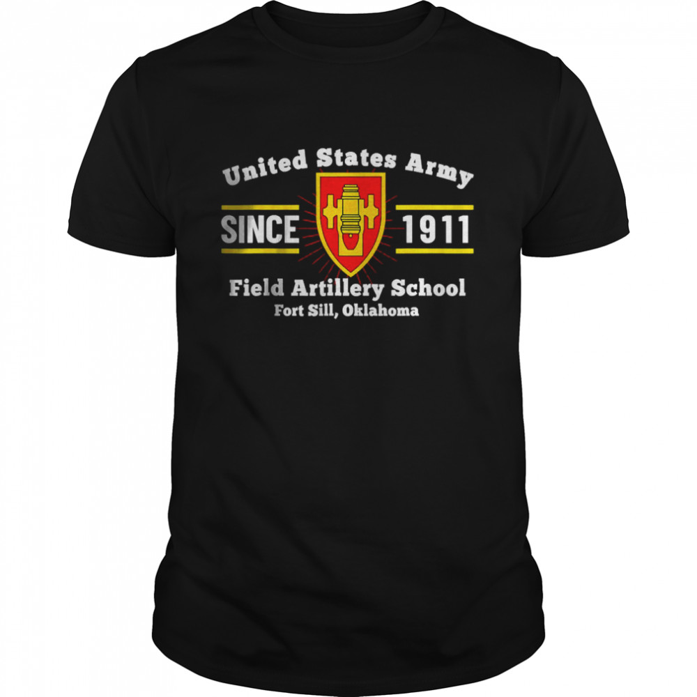 Field Artillery School King Of Battle Fort Sill Ok T- Classic Men's T-shirt