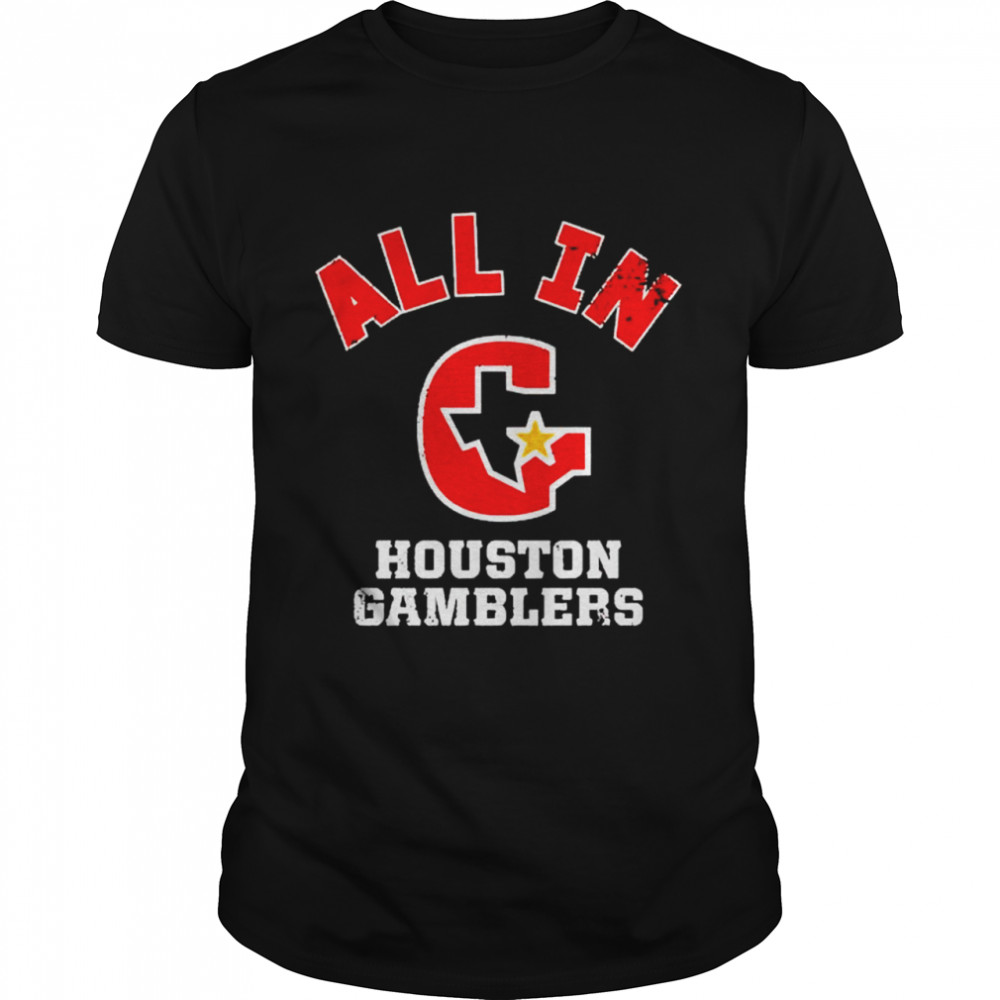 houston Gamblers all in shirt Classic Men's T-shirt