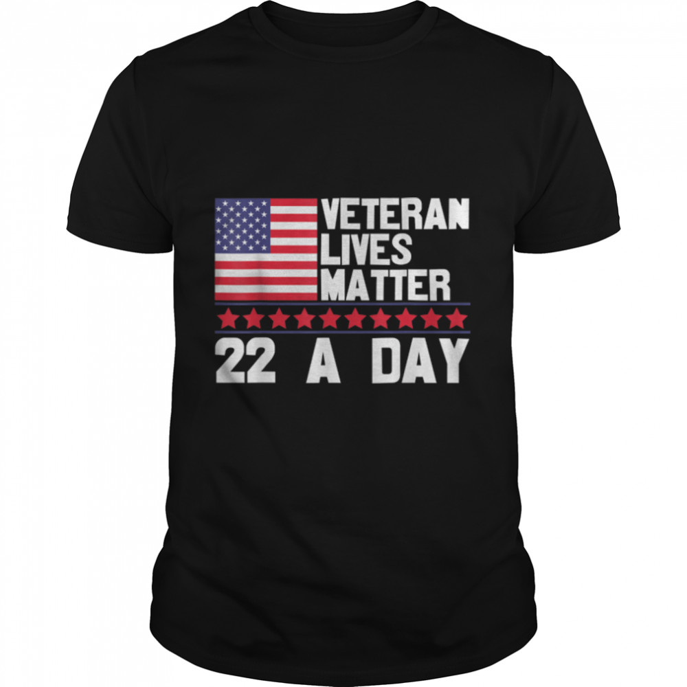 Veteran Lives Matter U.s. Flag Soldier Patriot T-Shirt B09Zp837D6