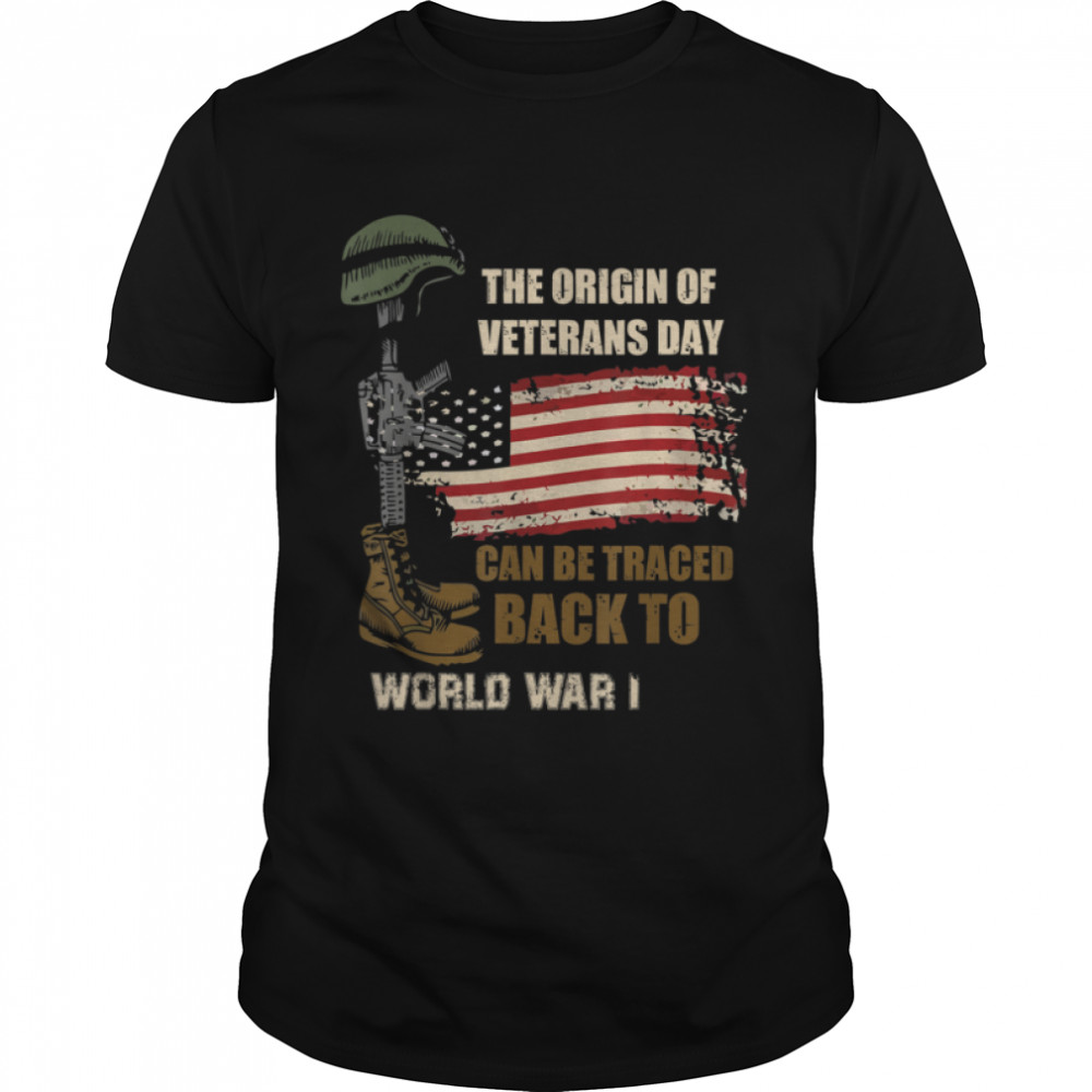 Veterans Day Retired Soldier U.s Flag T-Shirt B09Zp2Fx11