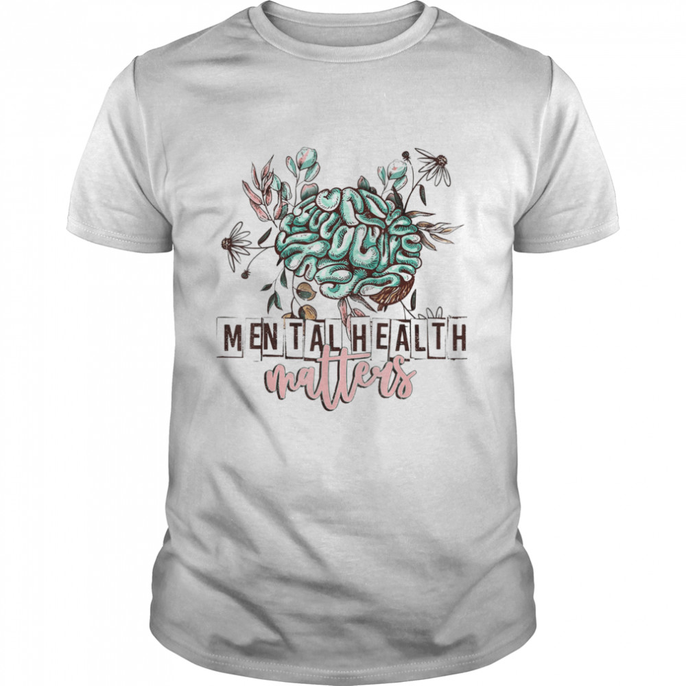 In May We Wear Green Sunflower Cute Mental Health Awareness Shirt