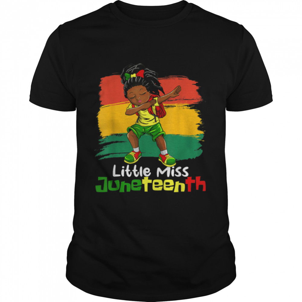 Black History Month 1865 Little Miss Juneteenth T-Shirt B09Ztp5Tjc