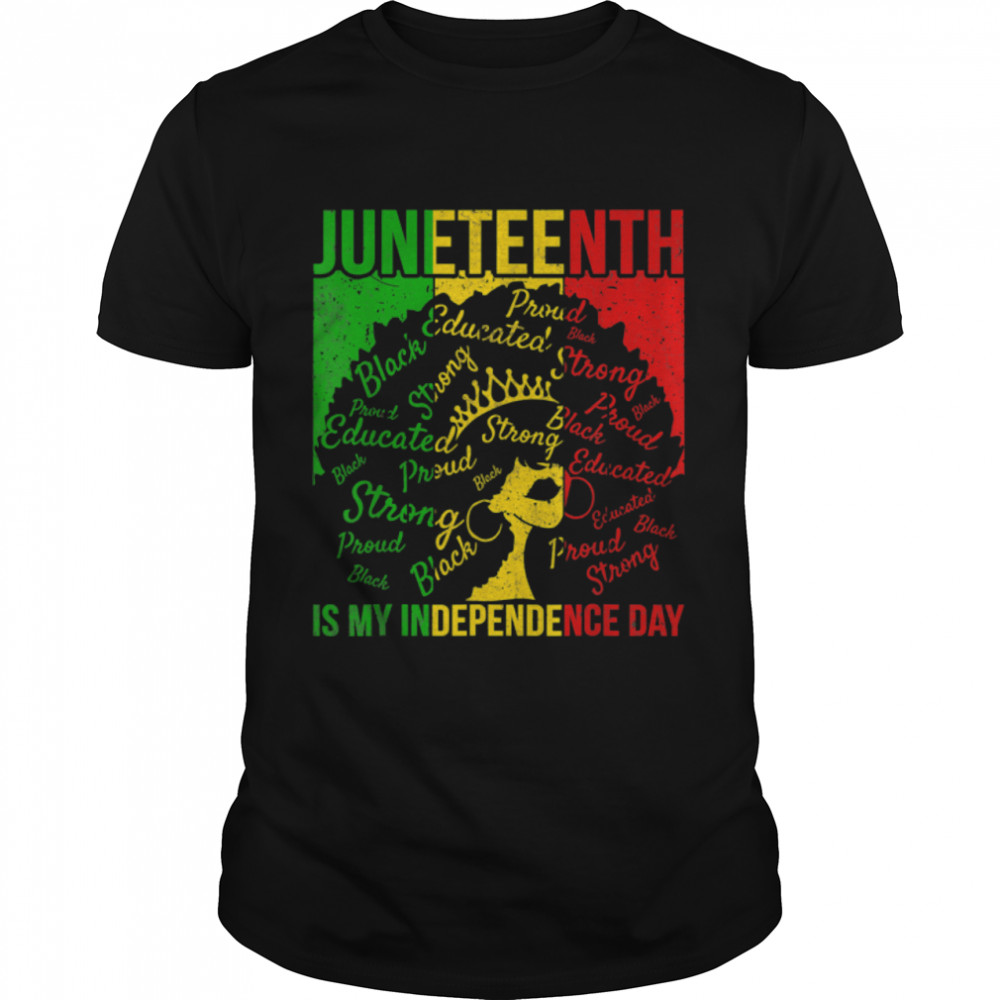 Juneteenth Afro-American Black History Afrocentric Pride T-Shirt B09ZTTXLNP