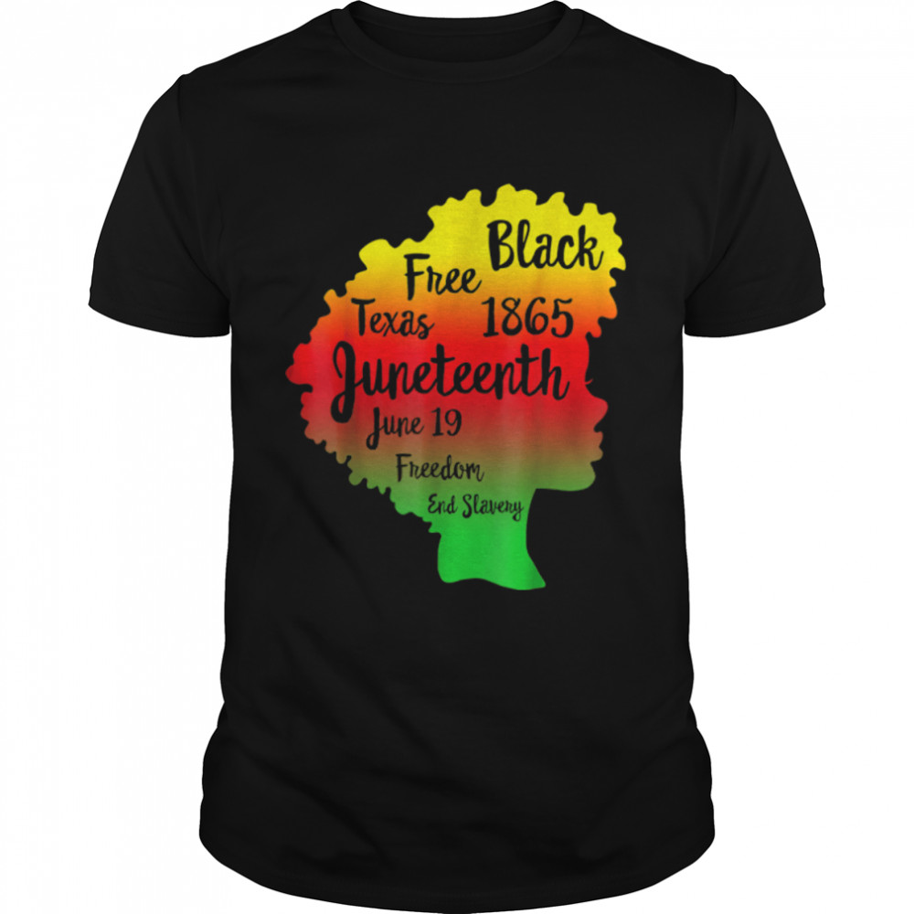 Juneteenth Freedom Day African American June 19th 1965 T-Shirt B09ZTM6SBB