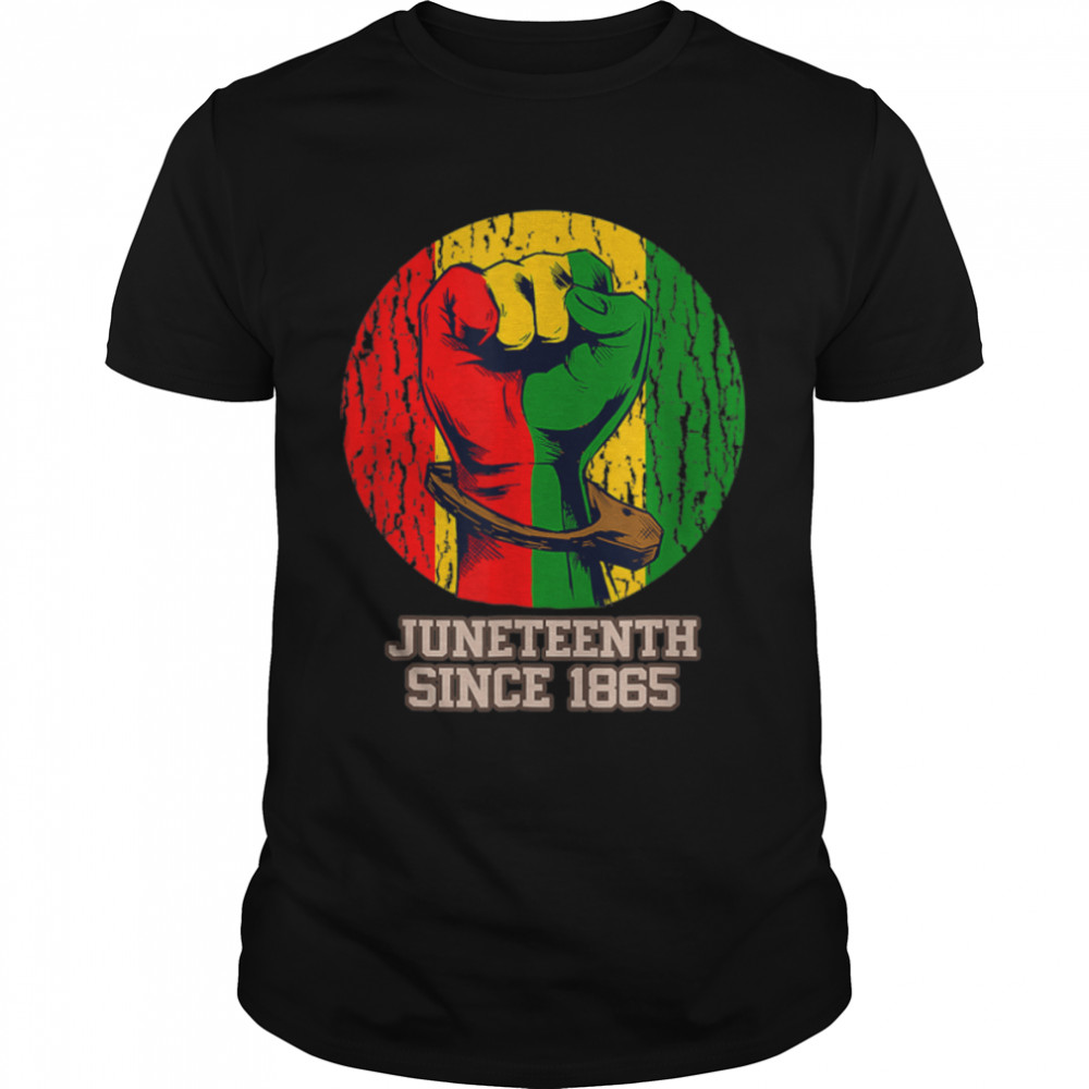 Juneteenth Freedom Day Since 1865 Pride African American Men T-Shirt B09Ztld4Nz