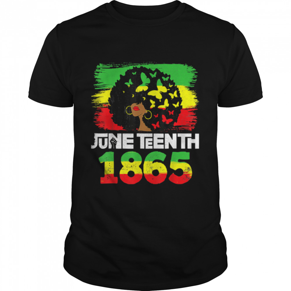 Juneteenth Is My Independence Day Melanin African American T-Shirt B09ZTNXPH7
