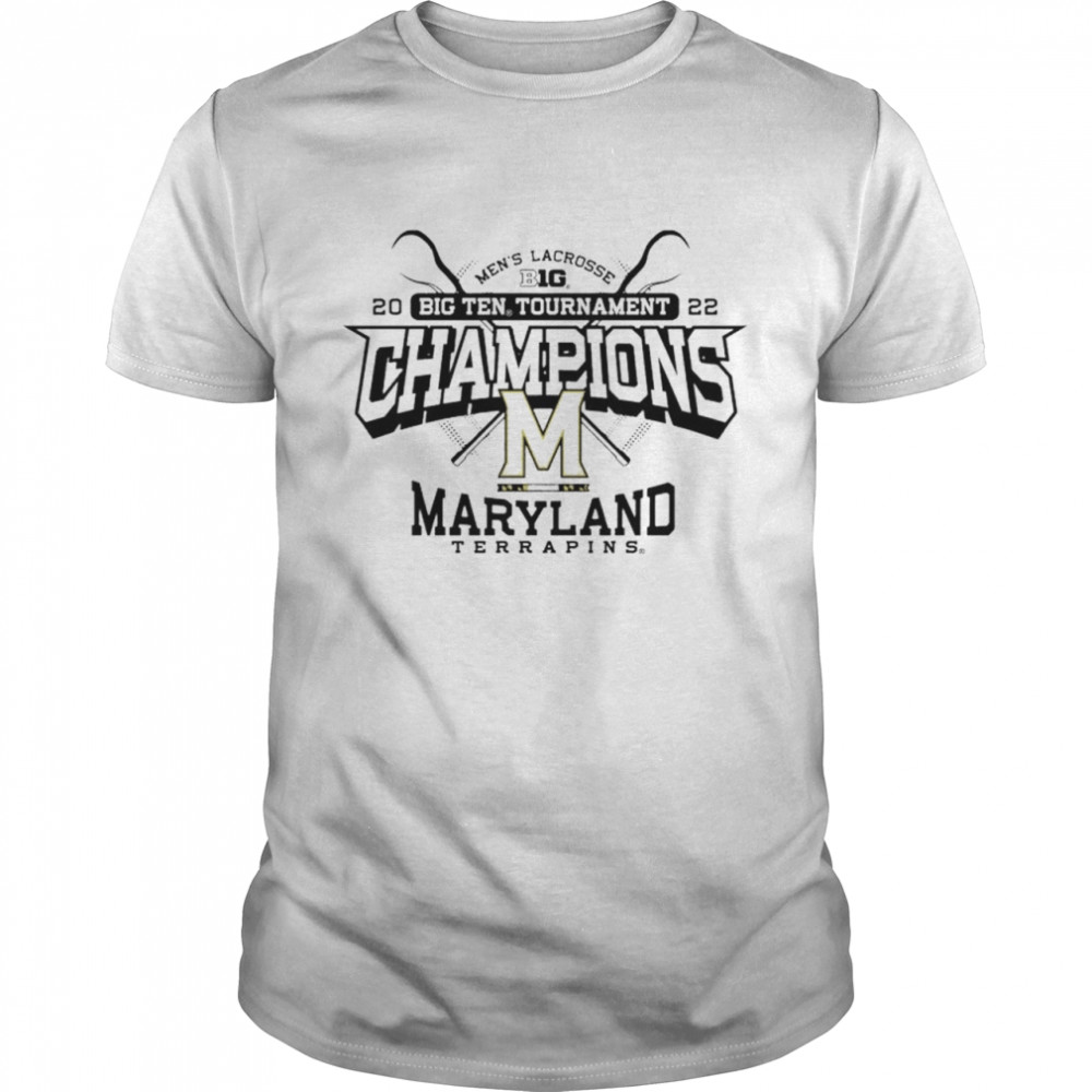 Maryland Terrapins Blue 84 2022 Big Ten Men’s Lacrosse Conference Champions Shirt