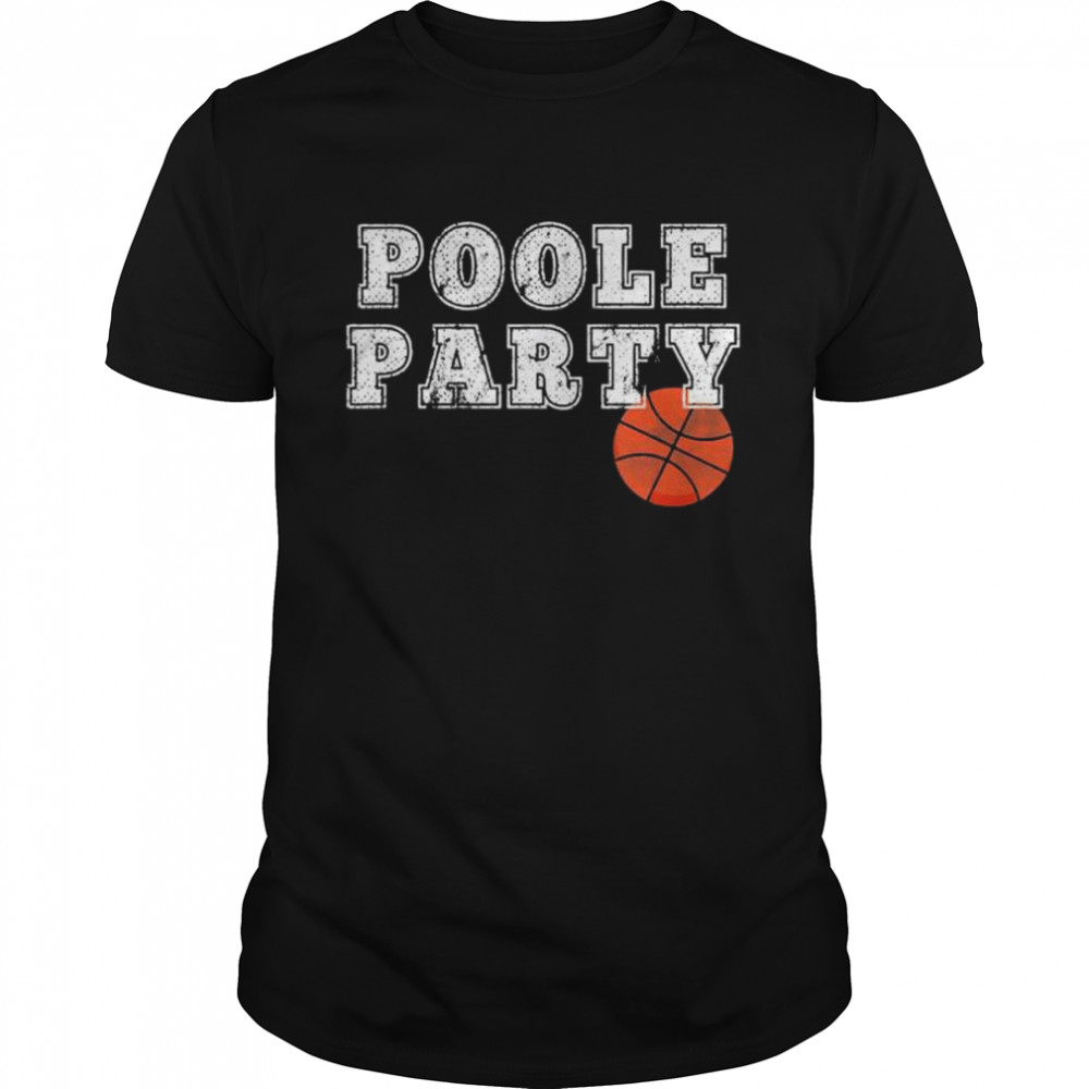 Poole Party Basketball Tee Shirt