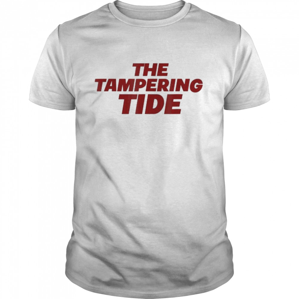 The Tampering Tide Sports Football Tee Shirt