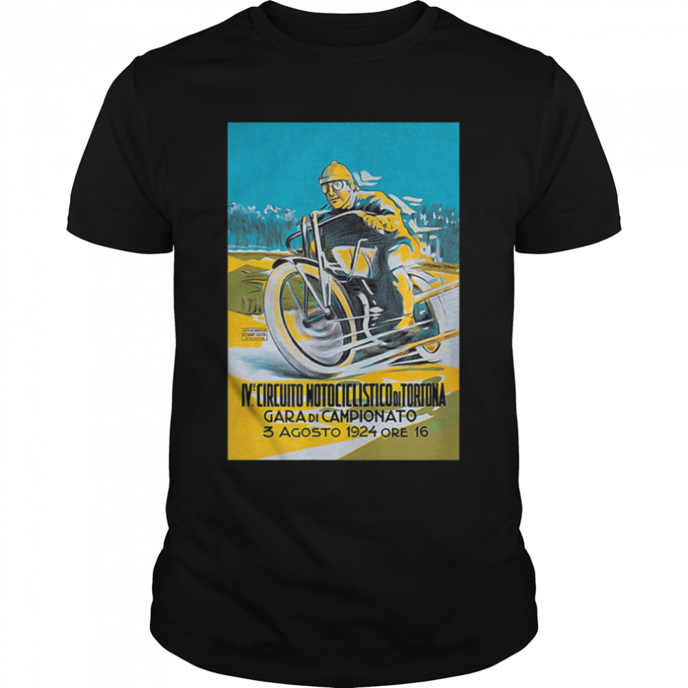 1924 Vintage Motorcycle Race Motorcyclist Championship Match T-Shirt B09ZXY5V4N