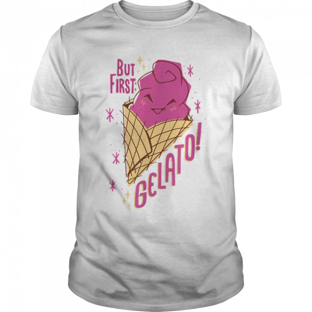 Gelatto Icecream Sweet Cone Gelato Cold Summer T-Shirt B09ZY4WFJM