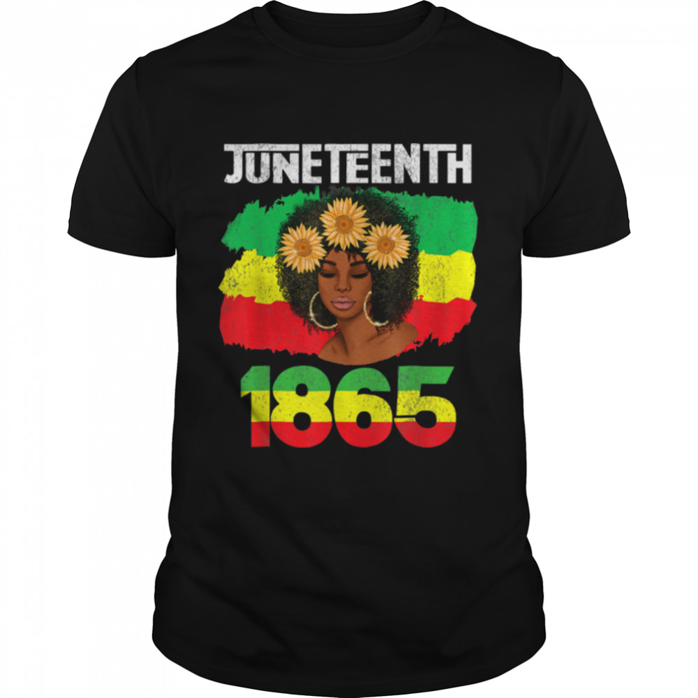 Juneteenth Celebrating Black Freedom 1865 African American T-Shirt B09Ztw5Z4Y
