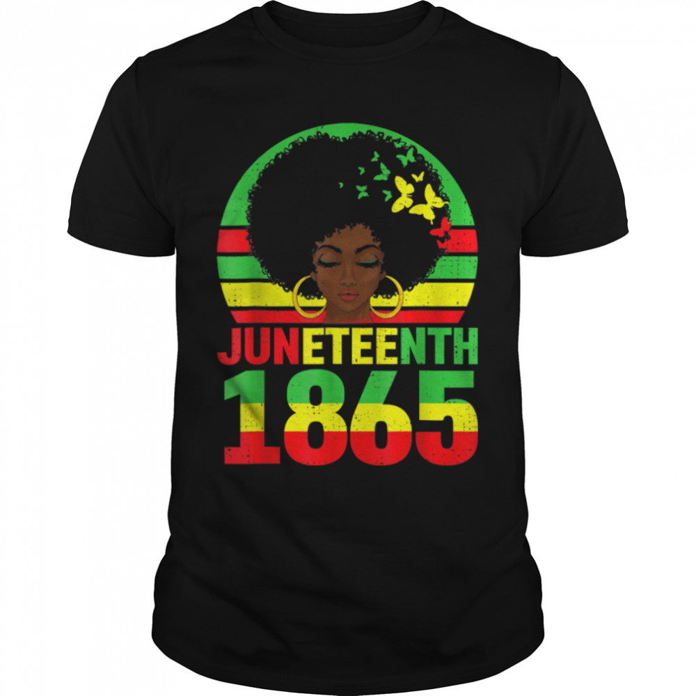 Juneteenth Is My Independence Day Black Women Black Pride T-Shirt B09ZTWQK3N