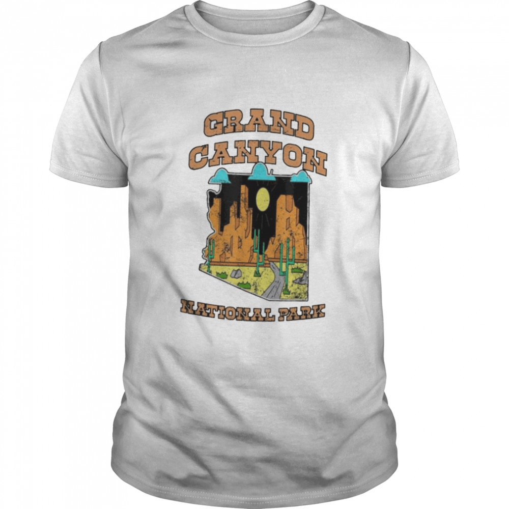 Grand canyon Arizona us national park travel hiking shirt Classic Men's T-shirt