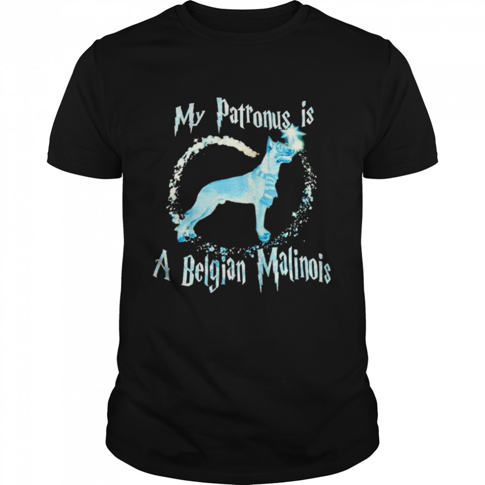 harry Potter my patronus is a Belgian Malinois shirt Classic Men's T-shirt