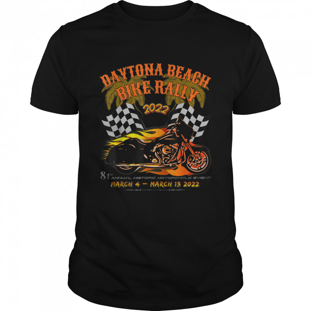 2022 81st. ANNUAL DAYTONA BEACH BIKE RALLY FRONT  T-Shirt