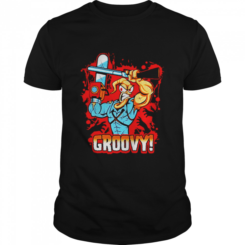 Earthworm Jim Evil Dead Groovy shirt