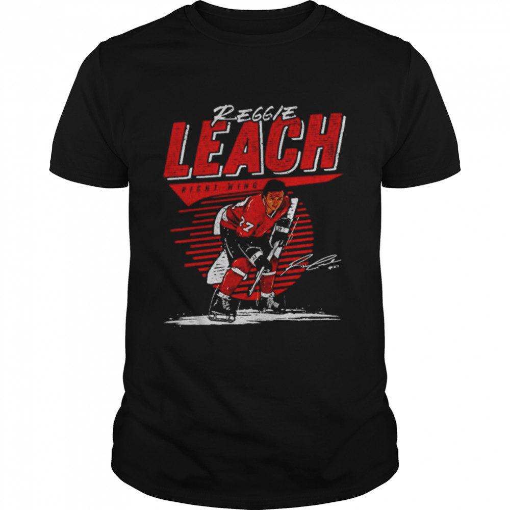 Reggie Leach Philadelphia Hockey Signatures Shirt