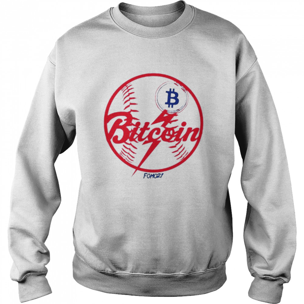 Bitcoin Baseball T-shirt Unisex Sweatshirt