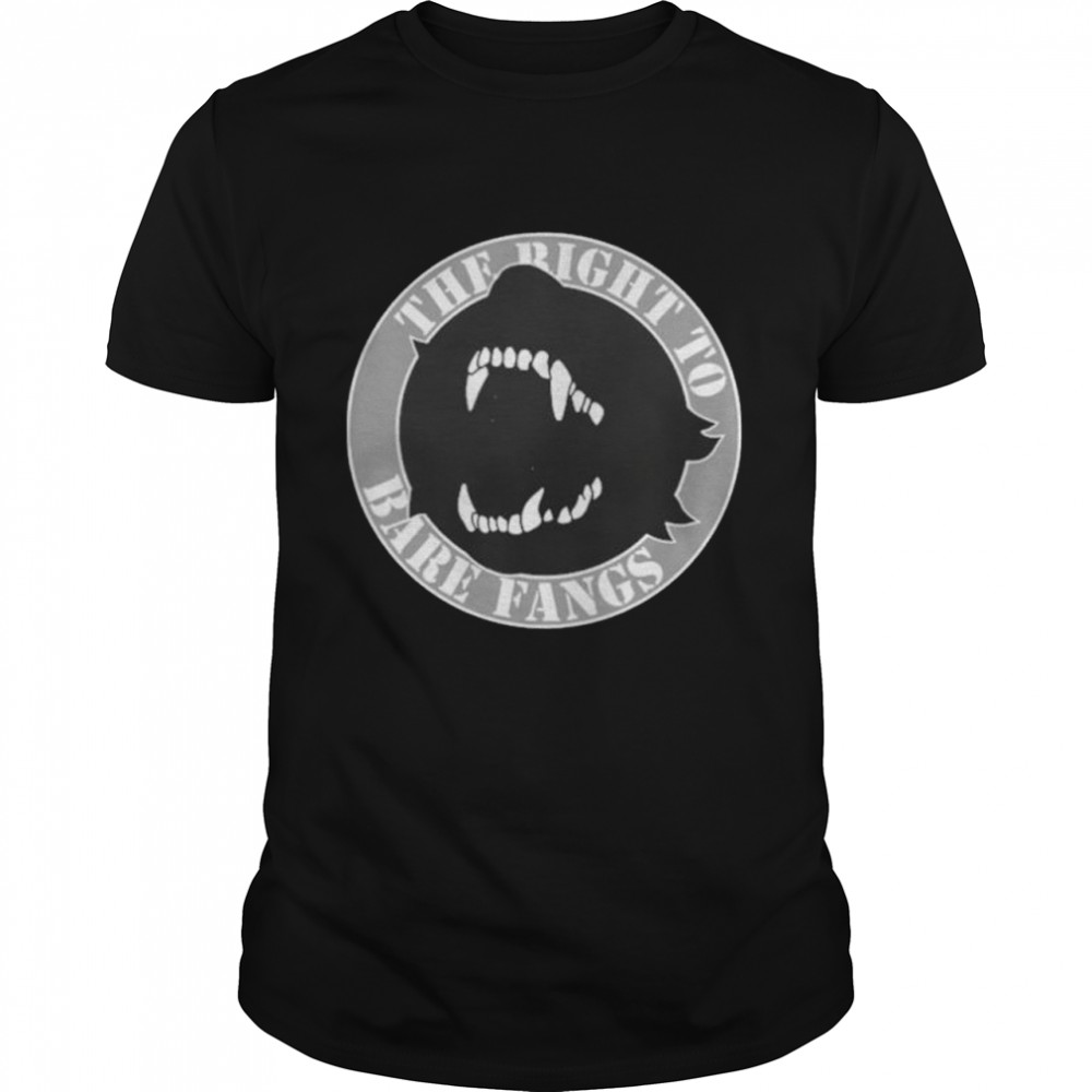 Crowdmade merch the right to bare fangs shirt