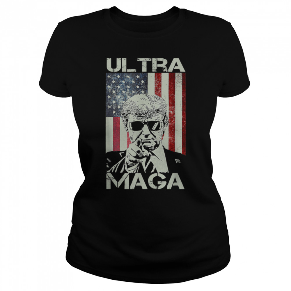 Funny Anti Joe Biden Vintage Ultra Maga T- B0B187MYXB Classic Women's T-shirt